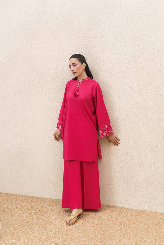 2 PIECE EMBROIDERED LAWN SUIT (PRET)