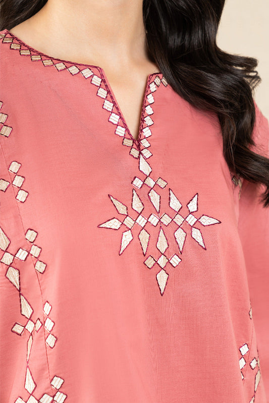 EMBROIDERED LAWN SHIRT (PRET)