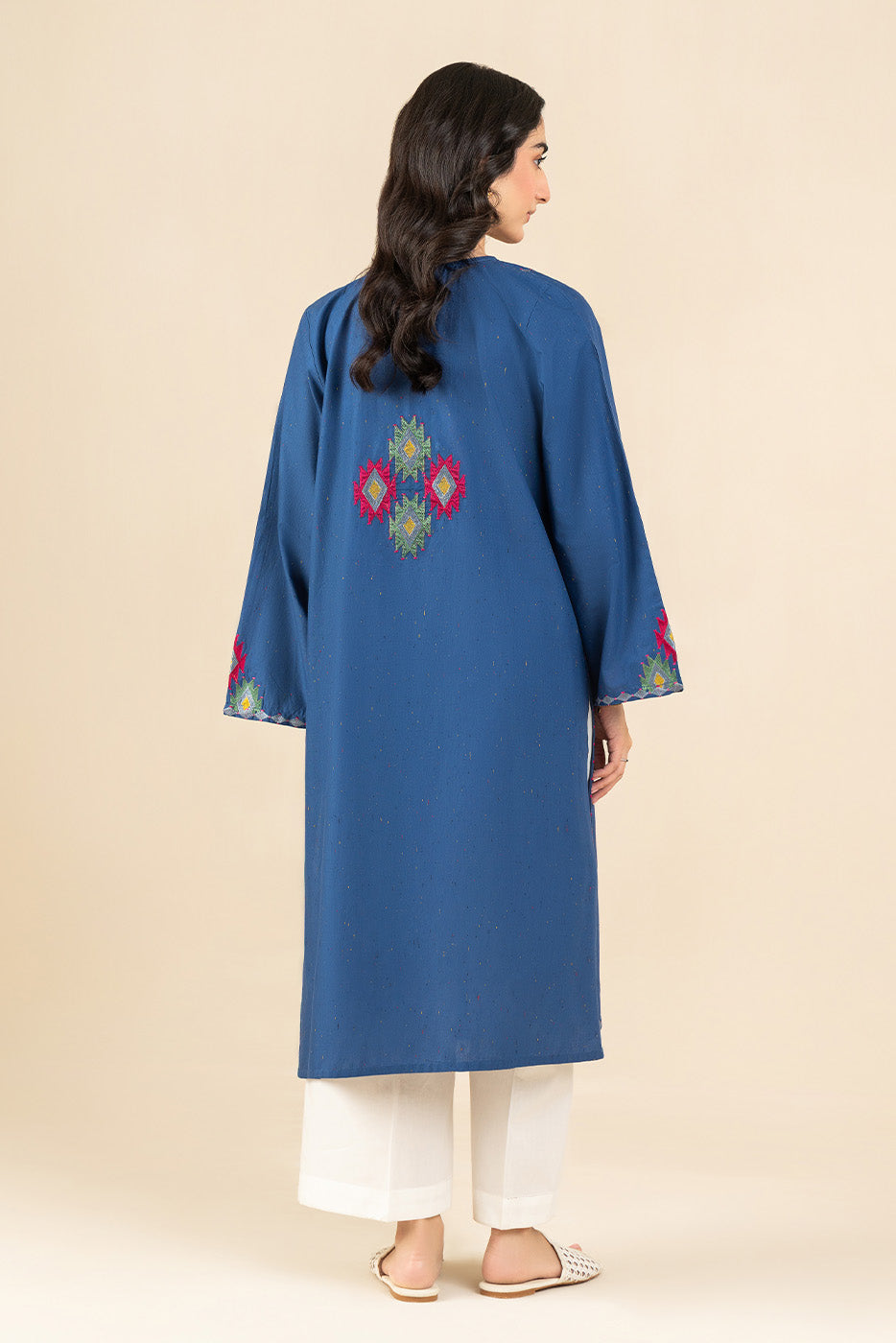 EMBROIDERED MULTI NEPS SHIRT (PRET)