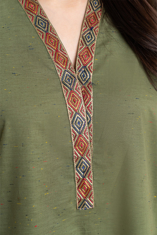 EMBROIDERED MULTI NEPS SHIRT (PRET)