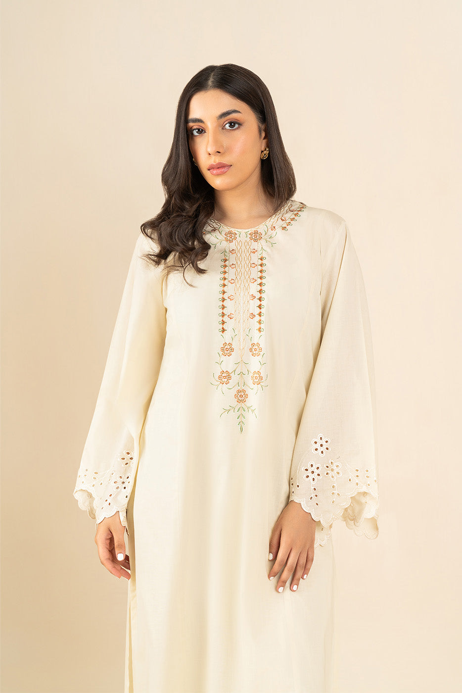 2 PIECE EMBROIDERED LAWN SUIT (PRET)