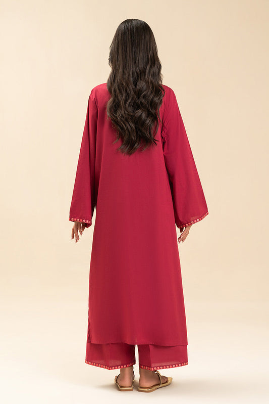 2 PIECE EMBROIDERED LAWN SUIT (PRET)