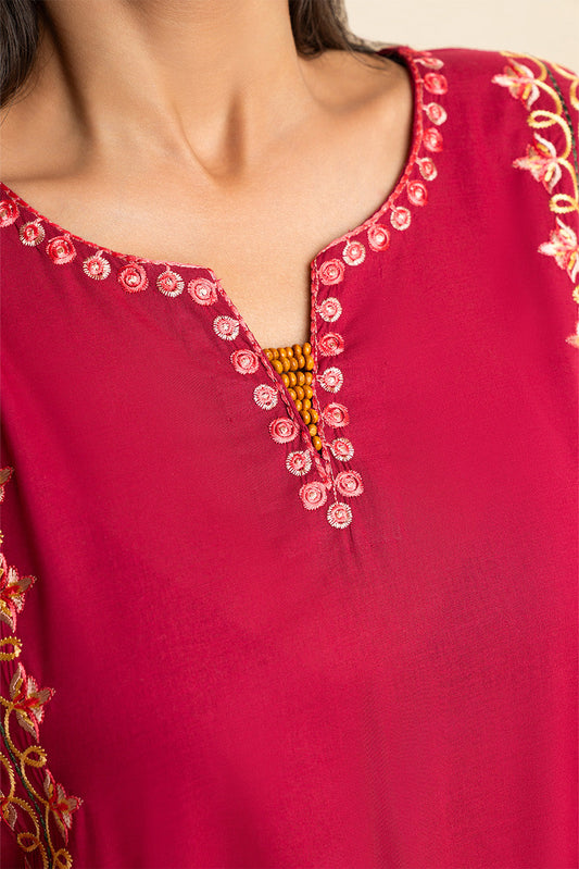 2 PIECE EMBROIDERED LAWN SUIT (PRET)