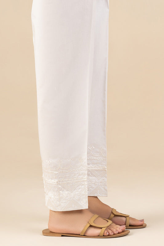 EMBROIDERED STRAIGHT PANTS