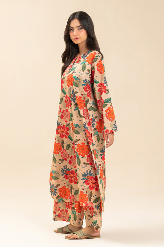 2 PIECE PRINTED LAWN SUIT (PRET)