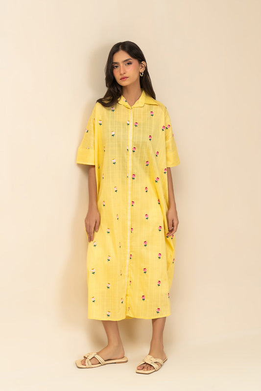 EMBROIDERED DORIA SHIRT (PRET)
