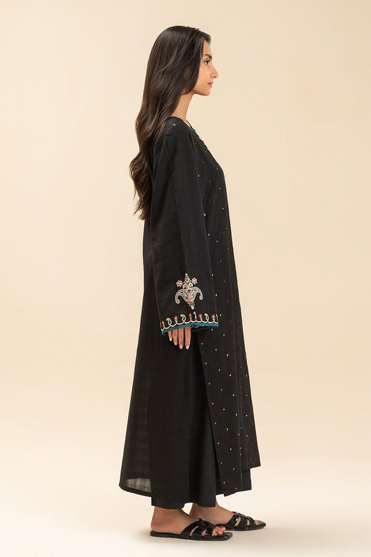 EMBROIDERED LUREX LAWN SHIRT (PRET)