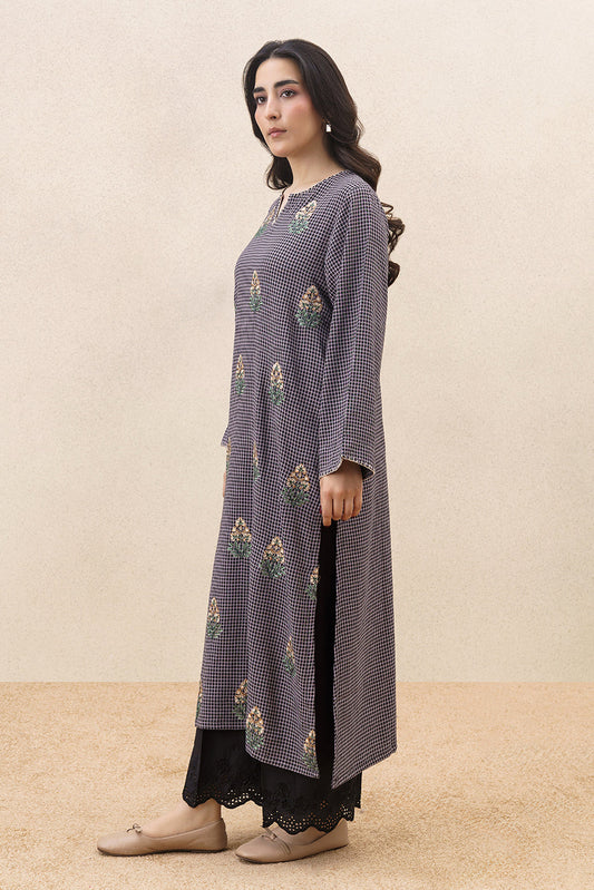 EMBROIDERED YARN DYED SHIRT (PRET)