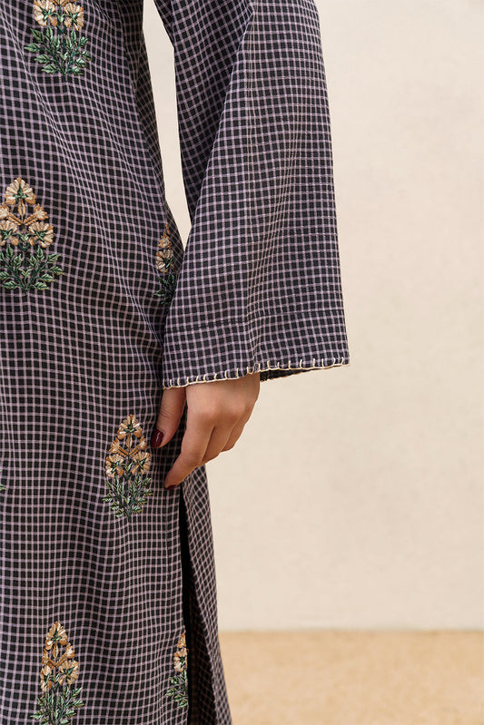 EMBROIDERED YARN DYED SHIRT (PRET)