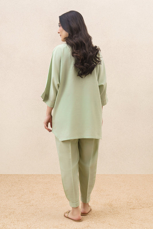 2 PIECE SOLID YARN DYED SUIT (PRET)