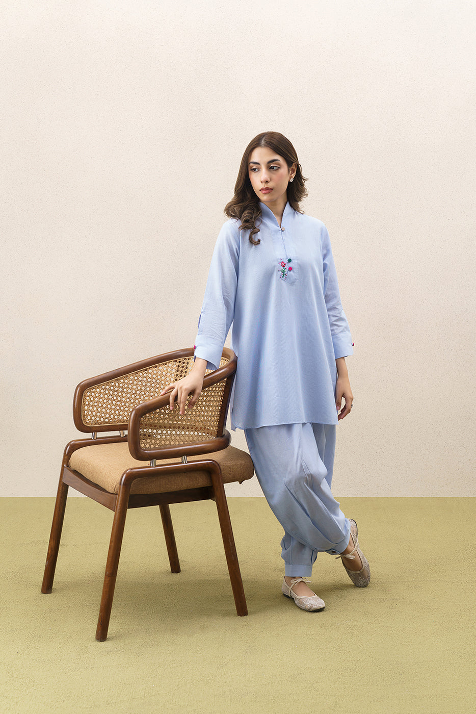 2 PIECE BASIC COTTON SUIT (PRET)