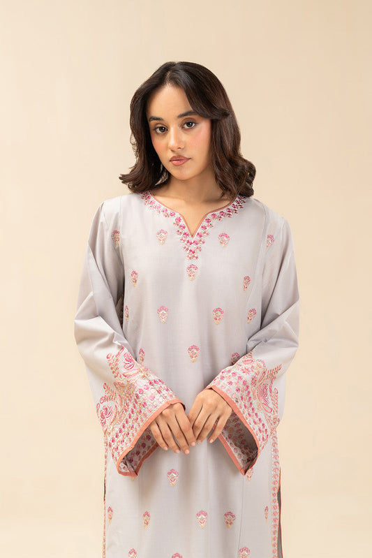 EMBROIDERED LAWN SHIRT (PRET)