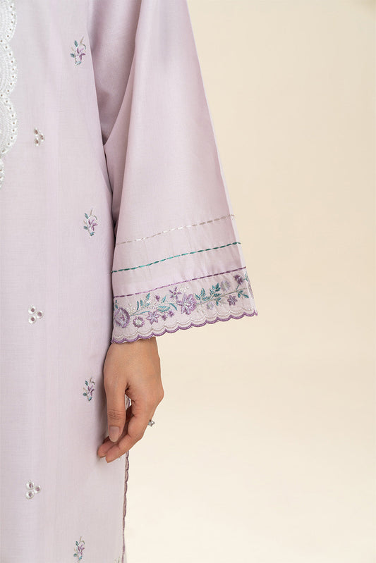 2 PIECE EMBROIDERED LAWN SUIT-LILAC HUES (UNSTITCHED)