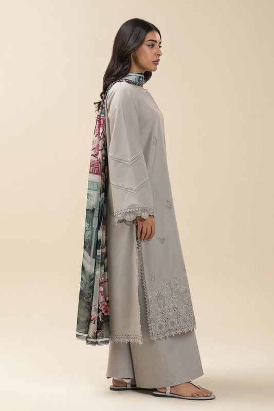 2 PIECE EMBROIDERED LAWN SUIT-ETHEREAL VISTA (UNSTITCHED)