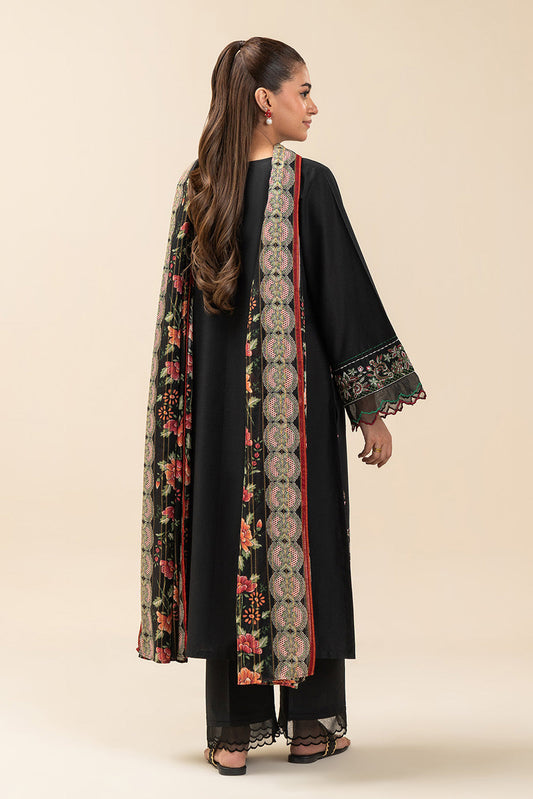 3 PIECE EMBROIDERED LAWN SUIT-SPRING NIGHT (UNSTITCHED)