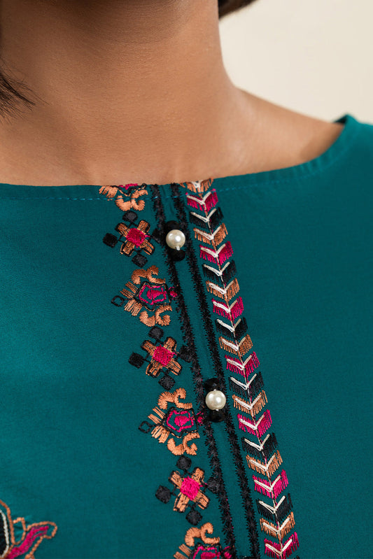 3 PIECE EMBROIDERED LAWN SUIT-TRIBAL CAMELLIA (UNSTITCHED)