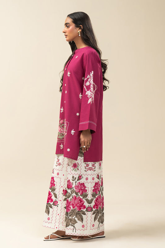 2 PIECE EMBROIDERED LAWN SUIT-CRIMSON RECLUSE (UNSTITCHED)