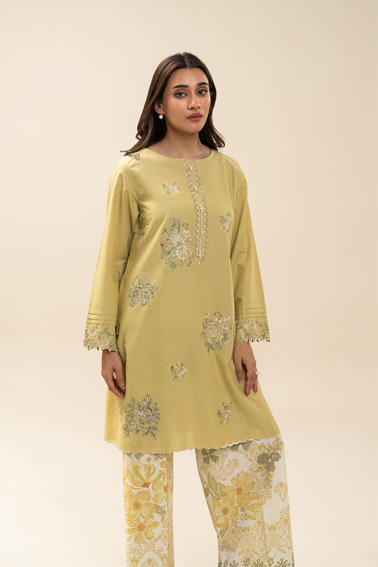 2 PIECE EMBROIDERED LAWN SUIT-AMBER BLISS (UNSTITCHED)