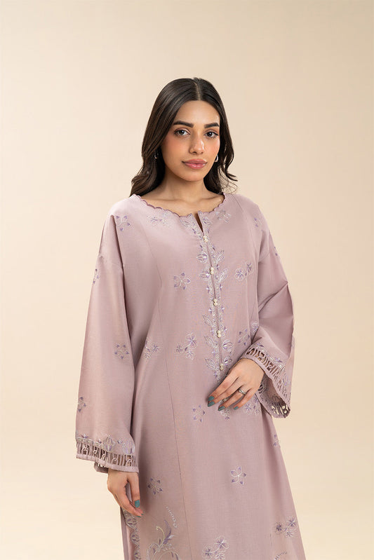 2 PIECE EMBROIDERED LAWN SUIT-THISTLE GRAIN (UNSTITCHED)