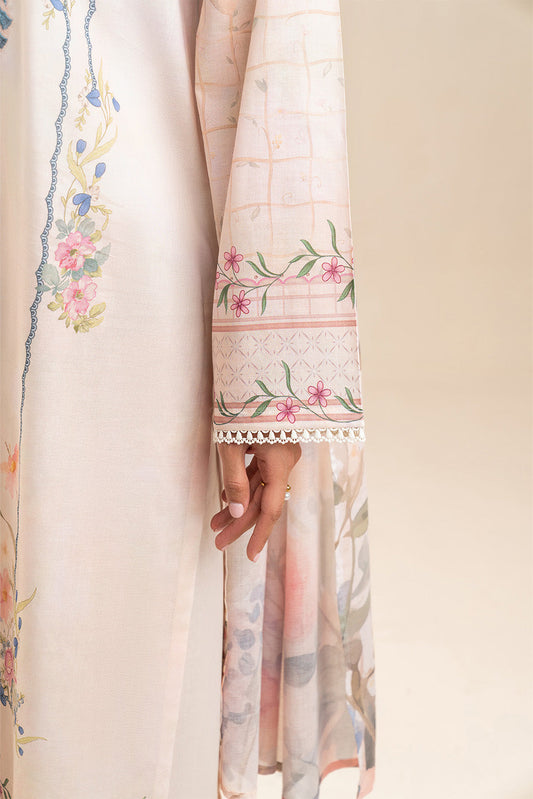 3 PIECE EMBROIDERED LAWN SUIT (PRET)