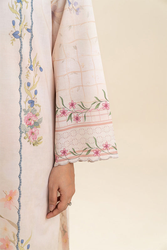 3 PIECE PRINTED LAWN SUIT-VERDANT CHIC (UNSTITCHED)