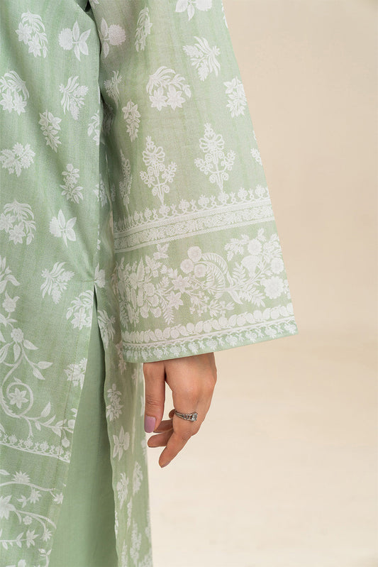 3 PIECE PRINTED LAWN SUIT-SPRING FIELDS (UNSTITCHED)