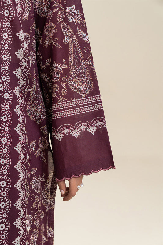 3 PIECE PRINTED LAWN SUIT-CRIMSON HERB (UNSTITCHED)