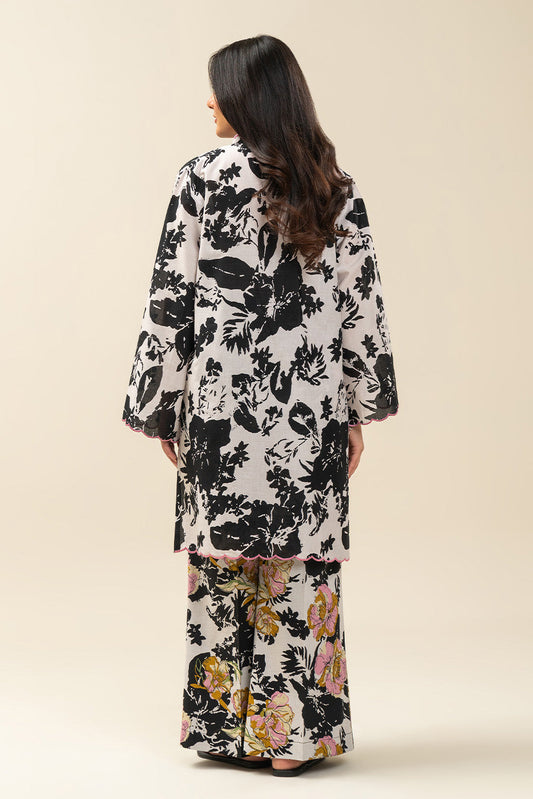 2 PIECE EMBROIDERED LAWN SUIT-MONOCHROME NOIR (UNSTITCHED)