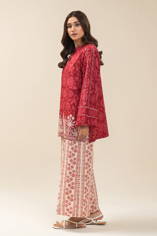 2 PIECE EMBROIDERED LAWN SUIT-CRIMSON CHARM SUIT (UNSTITCHED)