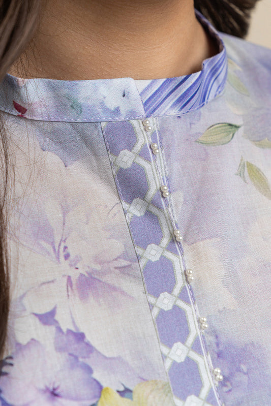 2 PIECE EMBROIDERED LAWN SUIT-AMETHYST GROVE (UNSTITCHED)