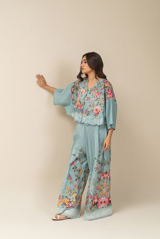 2 PIECE PRINTED LAWN SUIT-FLORA DREAM SUIT (UNSTITCHED)