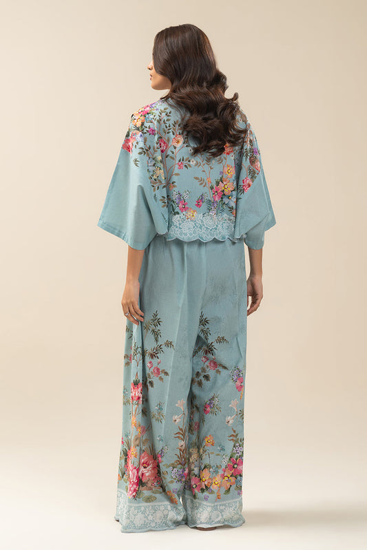 2 PIECE PRINTED LAWN SUIT-FLORA DREAM SUIT (UNSTITCHED)