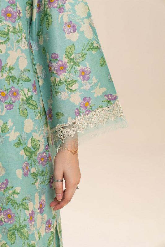 3 PIECE EMBROIDERED LAWN SUIT-ARCTIC FLORA (UNSTITCHED)