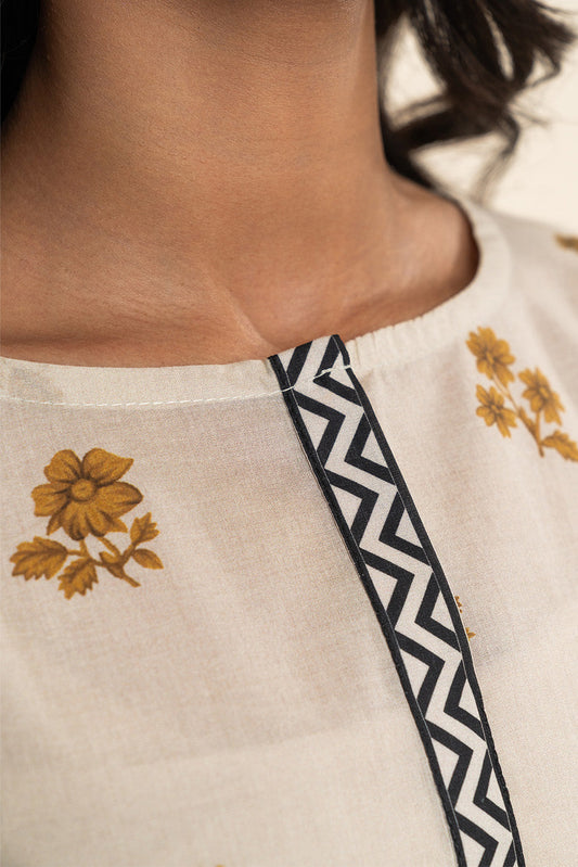 3 PIECE PRINTED LAWN SUIT-SUNNY BLAZE (UNSTITCHED)