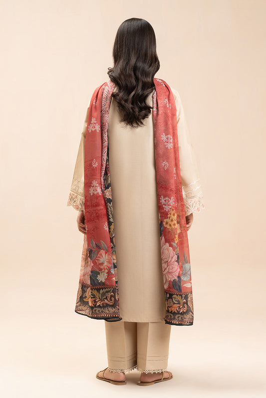2 PIECE EMBROIDERED LAWN SUIT-PETAL WHISPER (UNSTITCHED)