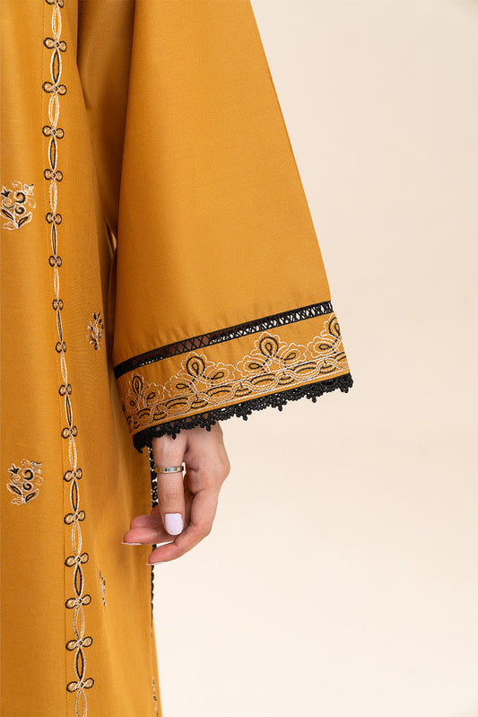 3 PIECE EMBROIDERED LAWN SUIT-OCHRE TALE (UNSTITCHED)