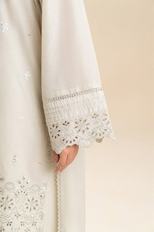3 PIECE EMBROIDERED LAWN SUIT-FLEUR CHARM (UNSTITCHED)