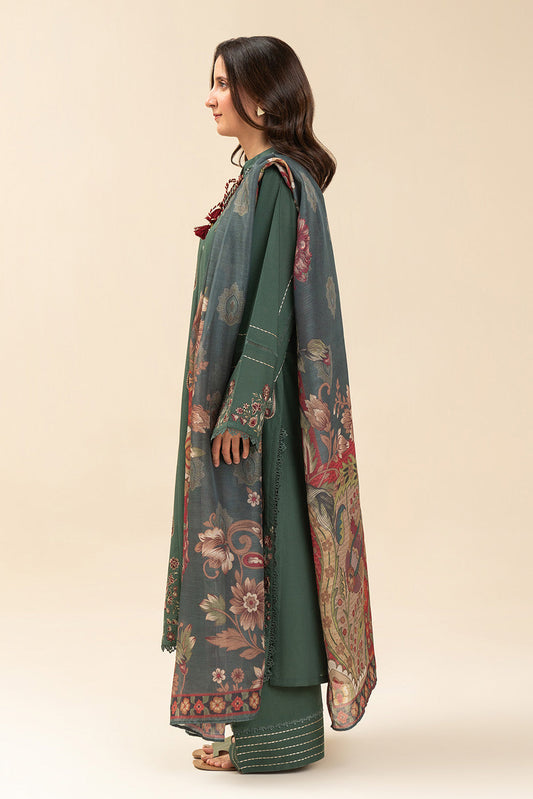 3 PICE EMBROIDERED LAWN SUIT-PAISLEY WHISPER (UNSTITCHED)
