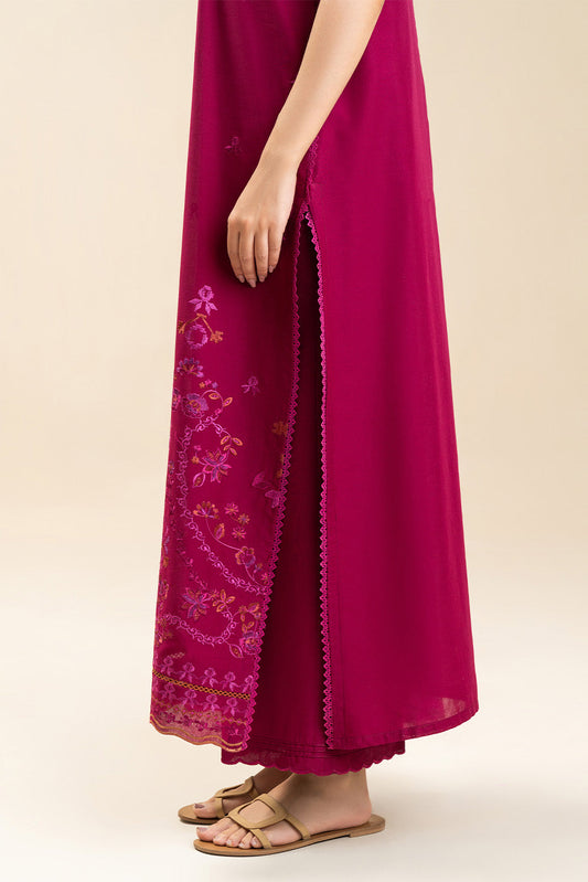 3 PIECE EMBROIDERED LAWN SUIT-FUSCHIA DREAM (UNSTITCHED)