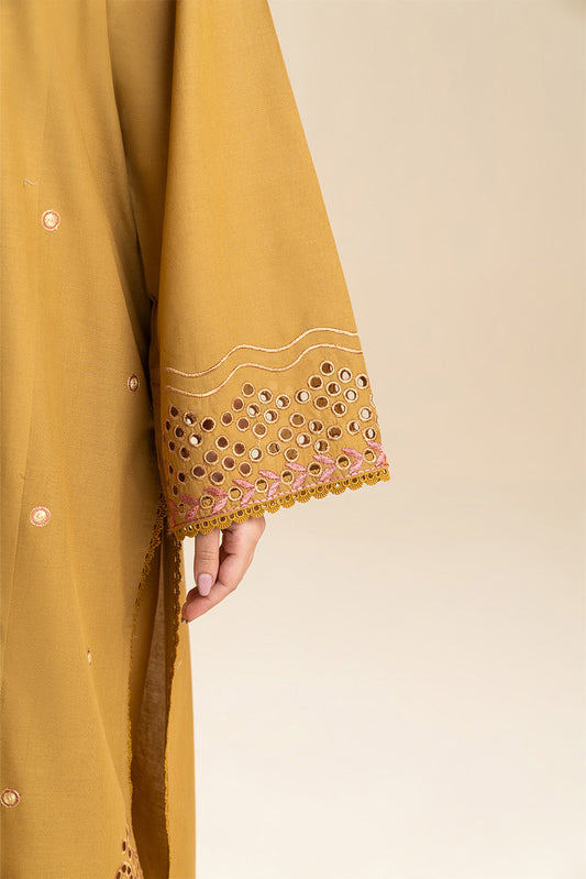 3 PIECE EMBROIDERED LAWN SUIT-SOLAR WHIMSY (UNSTITCHED)