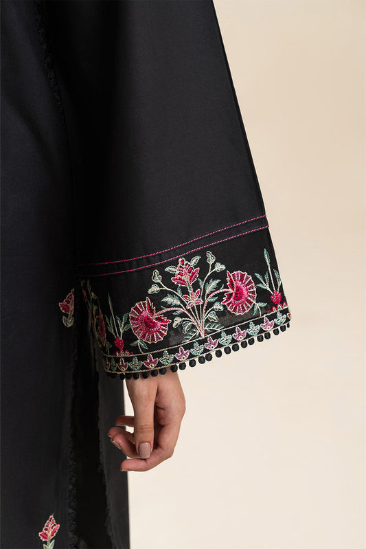 2 PIECE EMBROIDERED LAWN SUIT-TRIBE NOIR (UNSTITCHED)