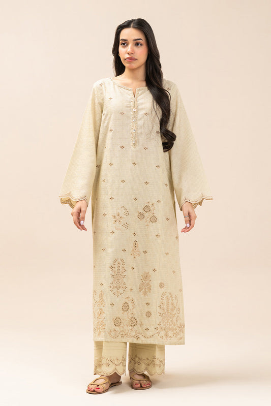 2 PIECE EMBROIDERED TEXTURED LAWN SUIT-PETAL WHISPER (UNSTITCHED)