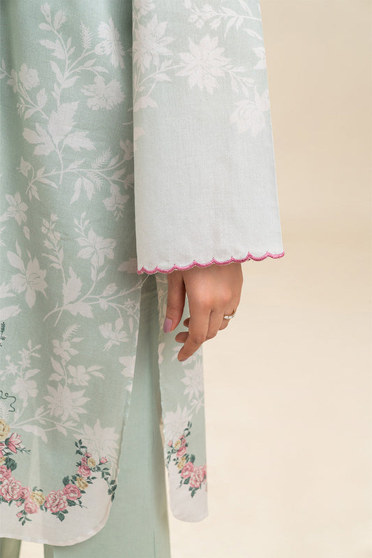 3 PIECE PRINTED LAWN SUIT-PASTEL BLOOM (UNSTITCHED)