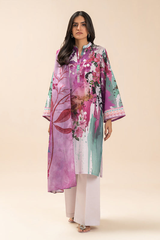 3 PIECE PRINT LAWN SUIT-ORCHARD SPLASH (UNSTITCHED)