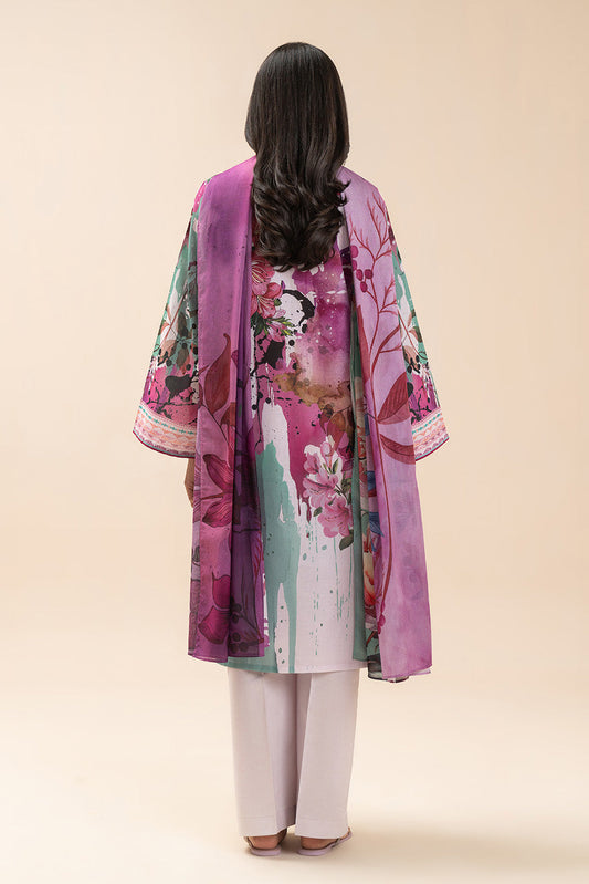 3 PIECE PRINT LAWN SUIT-ORCHARD SPLASH (UNSTITCHED)