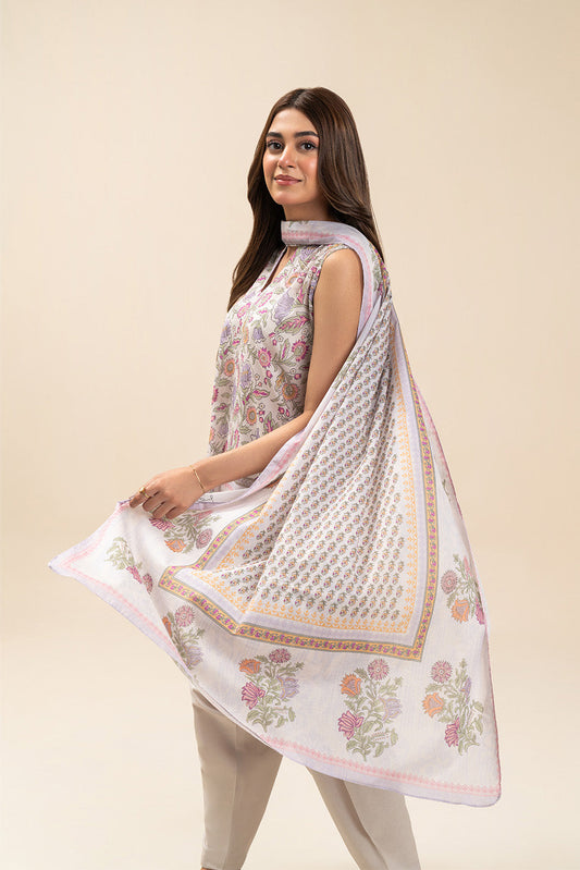 3 PIECE PRINTED LAWN SUIT-RADIANT DELIGHT (UNSTITCHED)