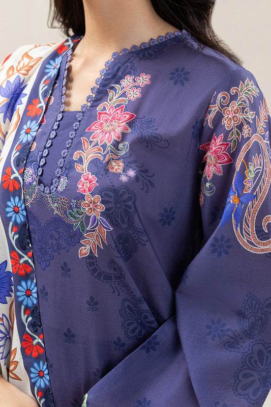 3 PIECE PRINTED LAWN SUIT (PRET)