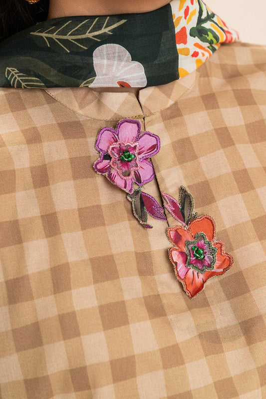 3 PIECE PRINT LAWN SUIT-PETAL DRIFT (UNSTITCHED)