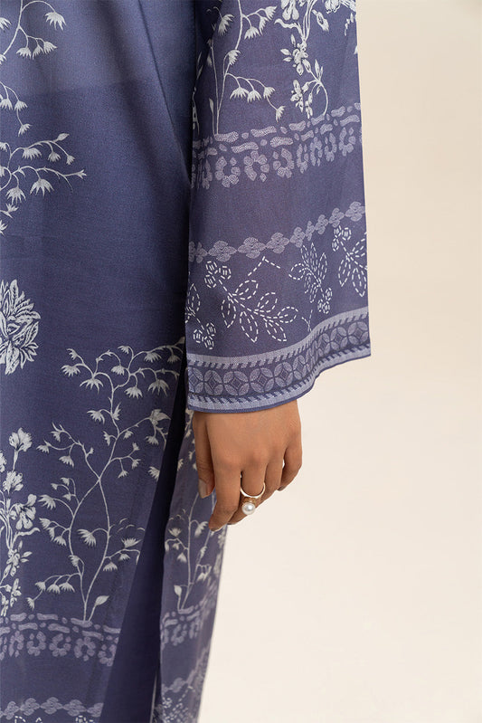 3 PIECE PRINTED LAWN SUIT-RAVEN DIVE (UNSTITCHED)