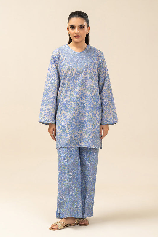 2 PIECE EMBROIDERED LAWN SUIT-SNOW SYMPHONY (UNSTITCHED)